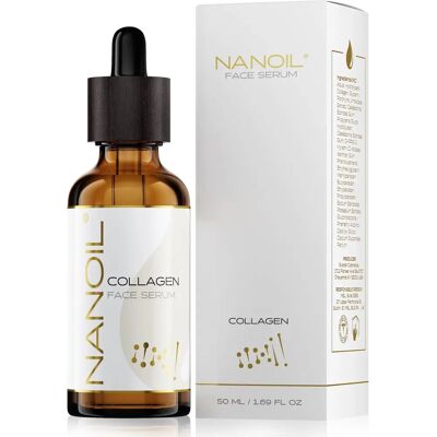 Ser de față cu colagen Nanoil - Hidratant, Anti-îmbătrânire, 50ml Ser de față cu colagen Nanoil - Hidratant, Anti-îmbătrânire, 50ml