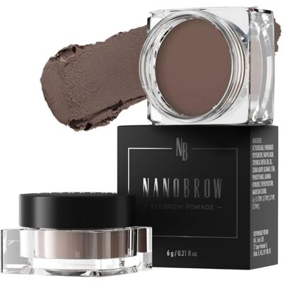 Nanobrow Donkerbruin Wenkbrauw Pomade - 6g - Waterbestendig Nanobrow Donkerbruin Wenkbrauw Pomade - 6g - Waterbestendig