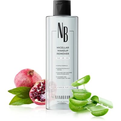 Nanobrow Mizellen Make-up Entferner - Sanfte & Tiefe Reinigung für Gesicht & Augen Nanobrow Mizellen Make-up Entferner - Sanfte & Tiefe Reinigung für Gesicht & Augen