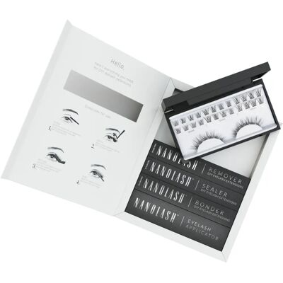 Nanolash Classy Valse Wimperset - 36 Clusters, Applicator, Lijm Nanolash Classy Valse Wimperset - 36 Clusters, Applicator, Lijm