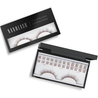 Nanolash Innocent Braune Cluster Wimpern - Künstliche Wimpern Nanolash Innocent Braune Cluster Wimpern - Künstliche Wimpern