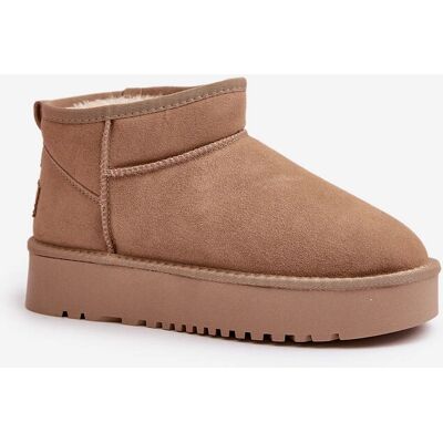 Nereviana - Bej 41 - Nubuc - Platformă - Botas Nereviana - Bej 41 - Nubuc - Platformă - Botas