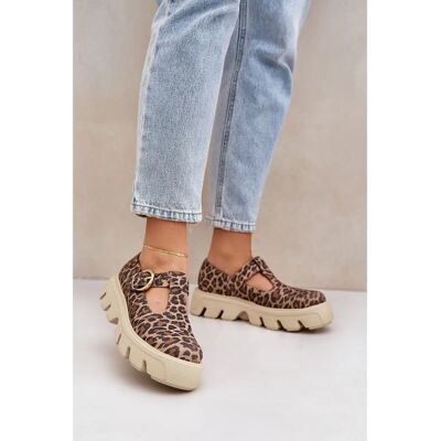 Zazoo Piele Leopardo Suede Pantofi - Încălțăminte Zazoo Piele Leopardo Suede Pantofi - Încălțăminte