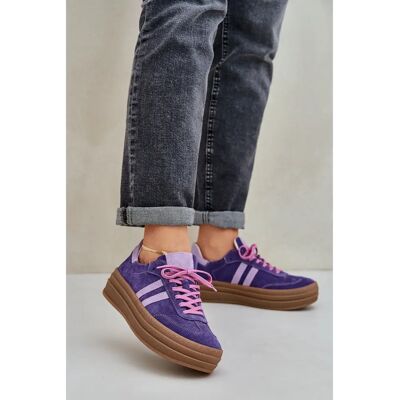 Zazoo N1068S4 Sneakers - Pantofi cu Platformă din Piele Naturală Zazoo N1068S4 Sneakers - Pantofi cu Platformă din Piele Naturală
