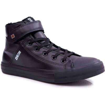 Pantofi sport izolați negri BIG STAR pentru bărbați Pantofi sport izolați negri BIG STAR pentru bărbați