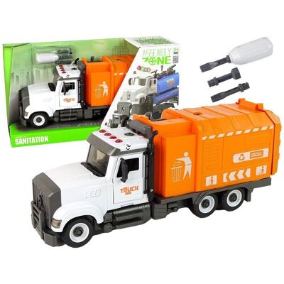 Lean Toys Müllwagen - Realistisches Spielzeugauto für Kinder Lean Toys Müllwagen - Realistisches Spielzeugauto für Kinder