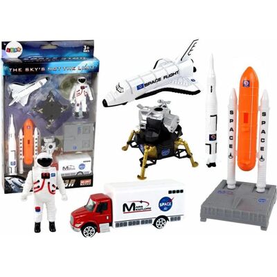 Lean Toys Raumfahrt-Set - Raumschiff und Astronauten Lean Toys Raumfahrt-Set - Raumschiff und Astronauten