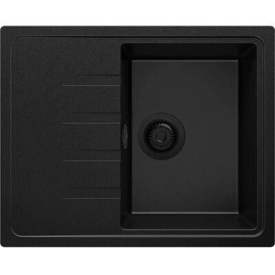 Primagran Milan 620 Compact - 62 x 50 cm - Noir - 1-bowl Évier - Publicité Primagran Milan 620 Compact - 62 x 50 cm - Noir - 1-bowl Évier - Publicité