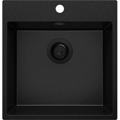 Primagran - Riga 50 XL - Noir - Granite Sink - Publicité Primagran - Riga 50 XL - Noir - Granite Sink - Publicité