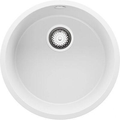Primagran - La Valeta Slim - Blanc - 46x46cm - Evier - Publicité Primagran - La Valeta Slim - Blanc - 46x46cm - Evier - Publicité