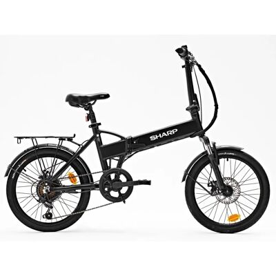 Sharp Aluminium Faltbares E-Bike - Max 25 km/h - 40 km Reichweite Sharp Aluminium Faltbares E-Bike - Max 25 km/h - 40 km Reichweite