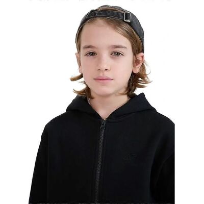 4F Jungen Schwarz Oversized Kapuzenpullover 4F Jungen Schwarz Oversized Kapuzenpullover