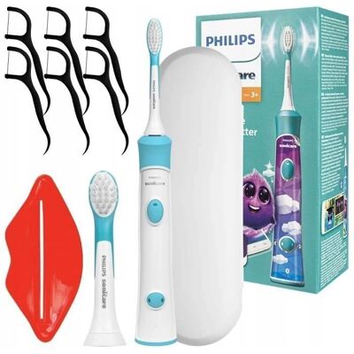 Elektryczna szczoteczka do zębów Philips Sonicare Kids HX6321/04 - Z akcesoriami Elektryczna szczoteczka do zębów Philips Sonicare Kids HX6321/04 - Z akcesoriami