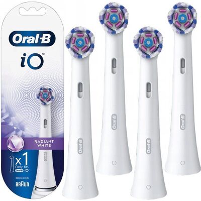 Esitéo 4x Embouts Oral-B iO Radiant White - Têtes de brosse à dents - Publicité Esitéo 4x Embouts Oral-B iO Radiant White - Têtes de brosse à dents - Publicité