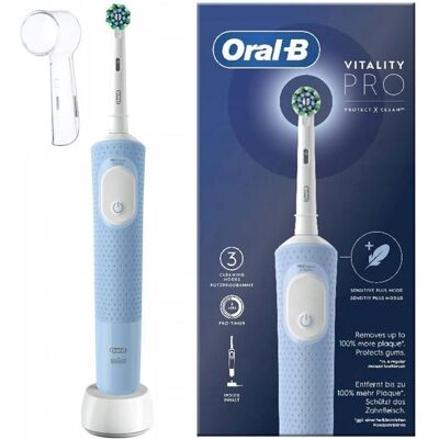 Szczoteczka elektryczna Oral-B Vitality Pro - Niebieska - 3 Tryby Szczoteczka elektryczna Oral-B Vitality Pro - Niebieska - 3 Tryby