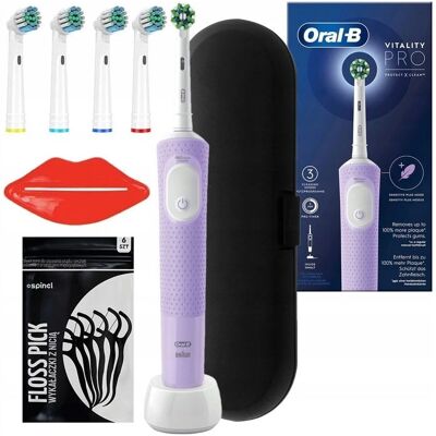 Elektriczny szczoteczka Oral-B Vitality Pro D103 Fioletowa - 3 Tryby Elektriczny szczoteczka Oral-B Vitality Pro D103 Fioletowa - 3 Tryby