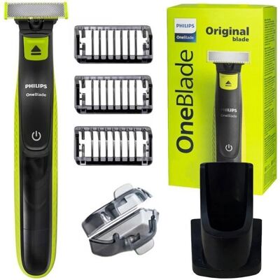 Philips OneBlade QP2724/10 Elektryczna maszynka do golenia - Technologia ostrza o szybkim ruchu Philips OneBlade QP2724/10 Elektryczna maszynka do golenia - Technologia ostrza o szybkim ruchu