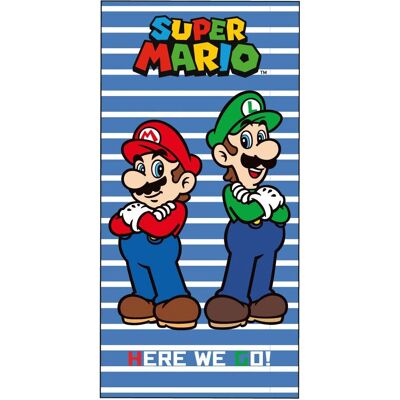 Osuška Nintendo Super Mario Kart Mario & Luigi Multicolor 70x140cm Osuška Nintendo Super Mario Kart Mario & Luigi Multicolor 70x140cm