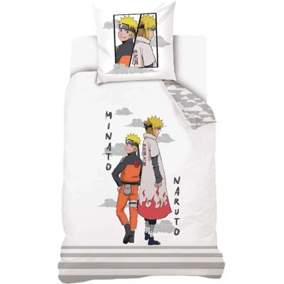 Naruto Białe Bawełniane Poszewki na Kołdrę - 140x200 cm, Poszewka na Poduszkę 70x90 cm - Dziecięce Pościele Naruto Białe Bawełniane Poszewki na Kołdrę - 140x200 cm, Poszewka na Poduszkę 70x90 cm - Dziecięce Pościele