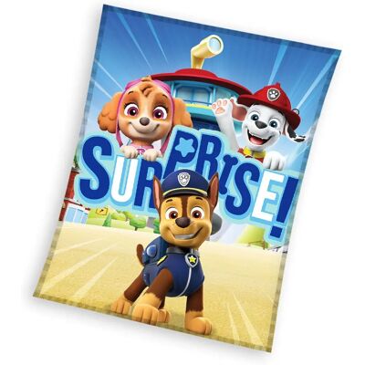 Paw Patrol - Surprise - 130 x 170 cm - Niebieski - Koc Paw Patrol - Surprise - 130 x 170 cm - Niebieski - Koc