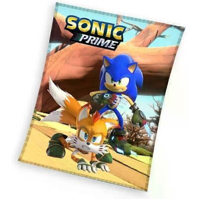 Sonic The Hedgehog Sonic Prime fleece plaid - 130 x 170 cm - Fleece plaid Sonic The Hedgehog Sonic Prime fleece plaid - 130 x 170 cm - Fleece plaid