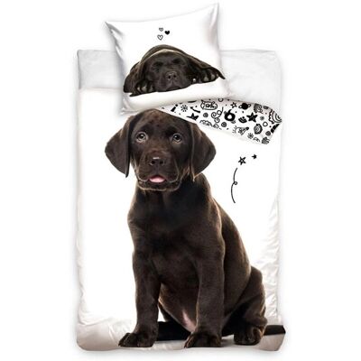 DREAMEE - Dog duvet cover - Antraciet DREAMEE - Dog duvet cover - Antraciet