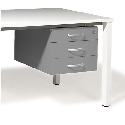 Kaiserkraft Desk Duo Untertischschrank - Hellgrau Kaiserkraft Desk Duo Untertischschrank - Hellgrau