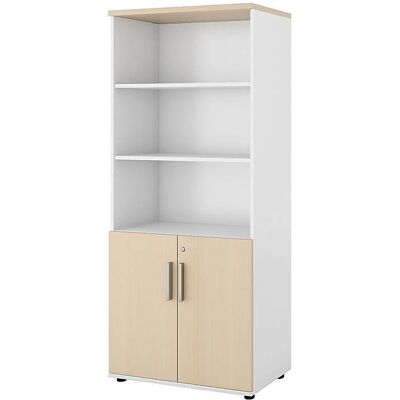 KaiserKraft Portland Schrank - Weiß gebürstet / Birke KaiserKraft Portland Schrank - Weiß gebürstet / Birke