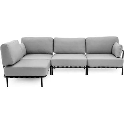 SITSIT - Canapé d'angle jardin - Gris - Sectional sofa - Publicité SITSIT - Canapé d'angle jardin - Gris - Sectional sofa - Publicité