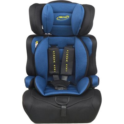 Fotelik samochodowy Summer Baby - 76-150 cm - Pas bezpieczeństwa 3-punktowy - Niebieski Fotelik samochodowy Summer Baby - 76-150 cm - Pas bezpieczeństwa 3-punktowy - Niebieski