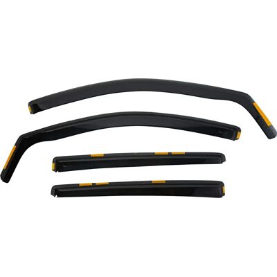 HEKO 15304 Winddeflector Set voor Ford Ranger Raptor 2011-2012 HEKO 15304 Winddeflector Set voor Ford Ranger Raptor 2011-2012