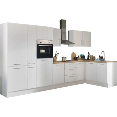 Balculina Turin Eckküche Komplettset - 3D/mit Geräten - Küche Balculina Turin Eckküche Komplettset - 3D/mit Geräten - Küche