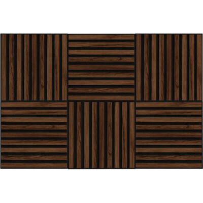 Nástěnné police Deko Balculina - 6 ks, 40x40x2cm - Dekorativní Nástěnné police Deko Balculina - 6 ks, 40x40x2cm - Dekorativní