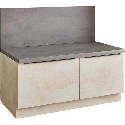 BALCULINA Sanibel - chromix white-anthracite - 110x94x60 cm - Base cabinet BALCULINA Sanibel - chromix white-anthracite - 110x94x60 cm - Base cabinet