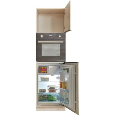 Balculina Sanibel Beigeküchenschrank - Soft-Close, 2 Türen, Für Einbaukühlschrank Balculina Sanibel Beigeküchenschrank - Soft-Close, 2 Türen, Für Einbaukühlschrank