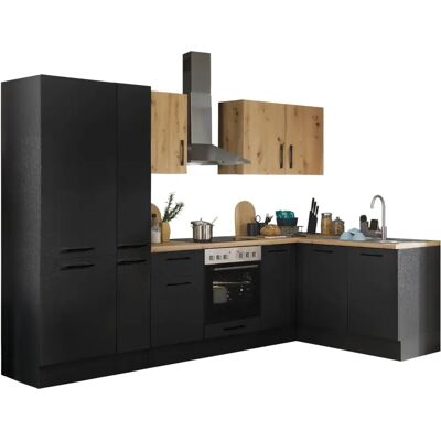 BALCULINA Turin Eckküche - Komplette Küchenset - Schwarz BALCULINA Turin Eckküche - Komplette Küchenset - Schwarz