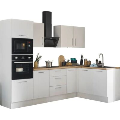 BALCULINA Turin Eckküche - Weiß, 270x211x60 cm BALCULINA Turin Eckküche - Weiß, 270x211x60 cm