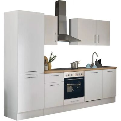 BALCULINA Turin Komplettküche - Weiß - 280cm BALCULINA Turin Komplettküche - Weiß - 280cm