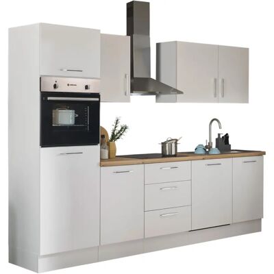 BALCULINA Turin Küchenzeile - Weiß - Komplettküchen-Set BALCULINA Turin Küchenzeile - Weiß - Komplettküchen-Set
