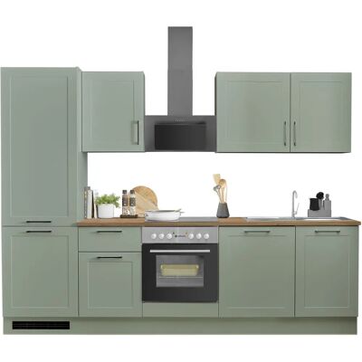 BALCULINA - Marsi - schilfgrün - 280 cm - Kitchen unit BALCULINA - Marsi - schilfgrün - 280 cm - Kitchen unit