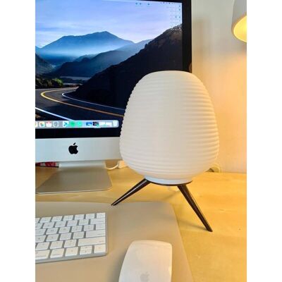 Hive - Hive T - Biały - Szklany abażur - Lampa stołowa Hive - Hive T - Biały - Szklany abażur - Lampa stołowa