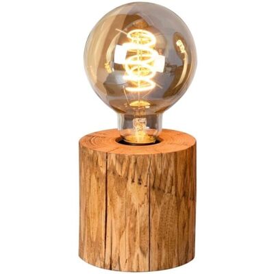 Lampada da tavolo Trabo - Pino naturale - 10cm - Stile rustico Lampada da tavolo Trabo - Pino naturale - 10cm - Stile rustico