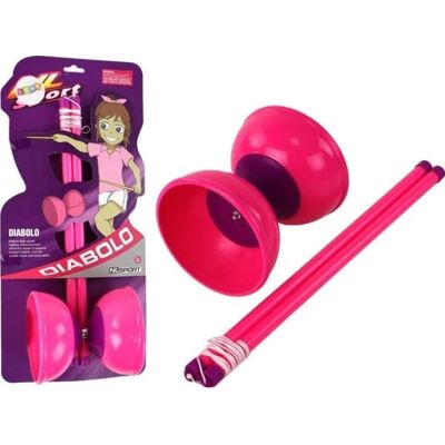 Lean Toys Jojo Jonglier Diabolo Pink - Arcade Game - 13,5x11,5 cm Lean Toys Jojo Jonglier Diabolo Pink - Arcade Game - 13,5x11,5 cm