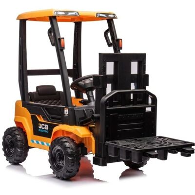 JCB Kinder vorkheftruck - geel - batterij - Elektrische vorkheftruck voor kinderen JCB Kinder vorkheftruck - geel - batterij - Elektrische vorkheftruck voor kinderen