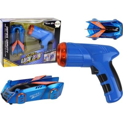 Lean Toys Sterowalny samochód - niebieski - jazda po ścianach - sterowanie laserowe - Sterowalny samochód Lean Toys Sterowalny samochód - niebieski - jazda po ścianach - sterowanie laserowe - Sterowalny samochód