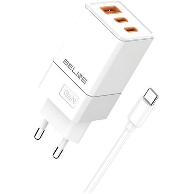 Beline 65W GaN USB Ladegerät - USB-C & A, Schnelles Laden Beline 65W GaN USB Ladegerät - USB-C & A, Schnelles Laden