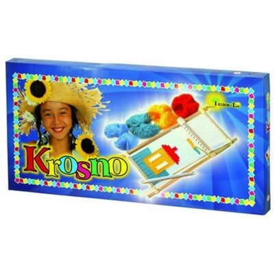 Tissage en Bois Krosno - Jouet Créatif pour Enfants 3+ - Publicité Tissage en Bois Krosno - Jouet Créatif pour Enfants 3+ - Publicité