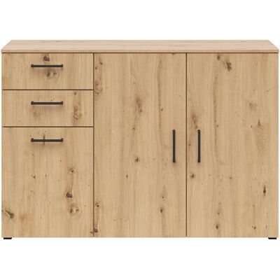 Carryhome Kommode - Artisan Eiche - 120x83x40 cm - Schrank Carryhome Kommode - Artisan Eiche - 120x83x40 cm - Schrank