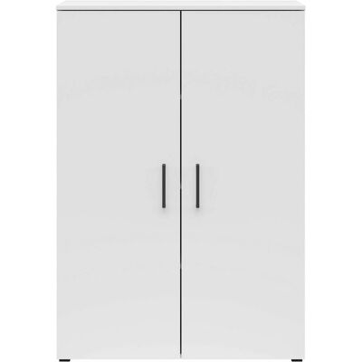 Carryhome Fehér 2-ajtós szekrény - 80/115/40 cm Carryhome Fehér 2-ajtós szekrény - 80/115/40 cm