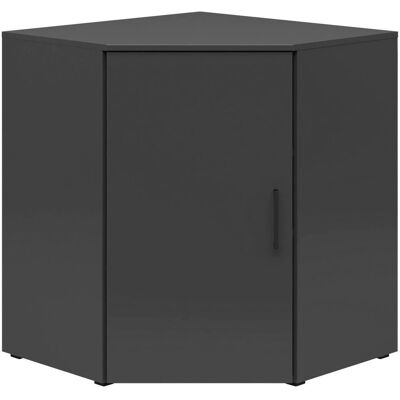 Carryhome Sarokszekrény - Grafit - 101x83x79cm - Sarokszekrény Carryhome Sarokszekrény - Grafit - 101x83x79cm - Sarokszekrény
